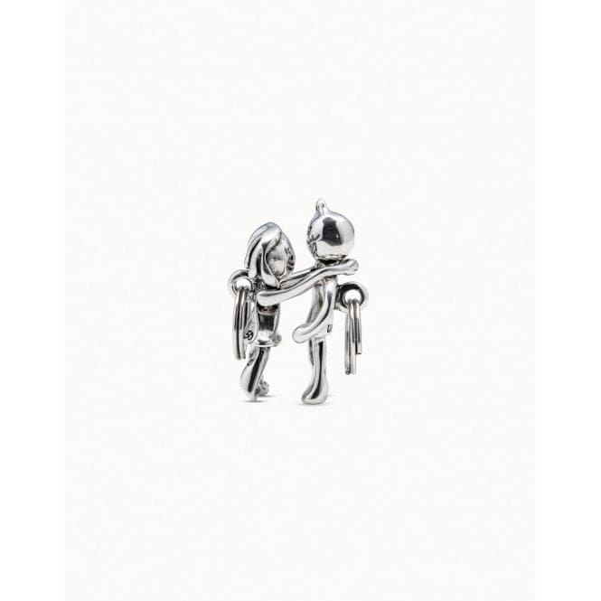 Boy And Girl Silver Metal Key ringUNOde50LLA0008MET X