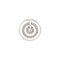 Brass Entro Coin Rose Gold Plated 25mm EC495EmozioniEC495