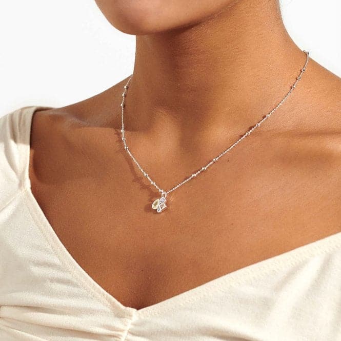 Bridal A Little Beautiful Bridesmaid Silver 46cm + 5cm Necklace 7028Joma Jewellery7028