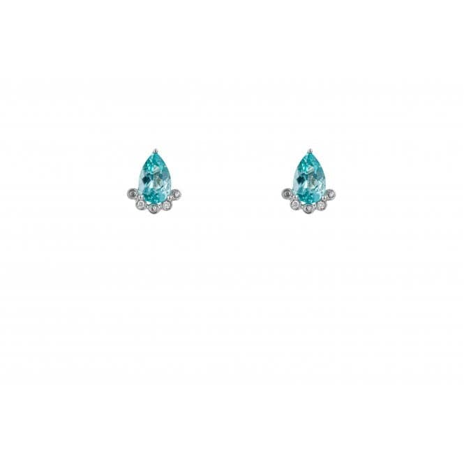 Brilliant Cut Apatite Diamond Earrings GE2442TElements GoldGE2442T