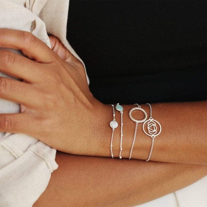 Brow Chakra Chain - Silver Bracelet CHKBR1013DaisyCHKBR1013