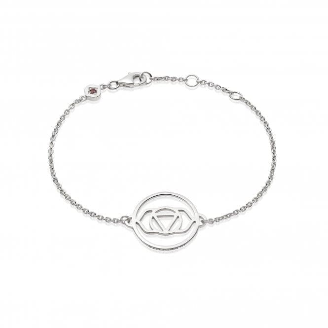 Brow Chakra Chain - Silver Bracelet CHKBR1013DaisyCHKBR1013