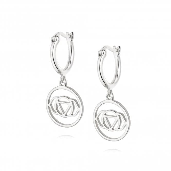 Brow Chakra Drop Silver Earrings ECHK1006DaisyECHK1006