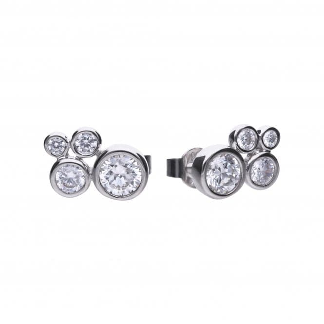 Bubble Stud Cubic Zirconia Earrings E5780DiamonfireE5780