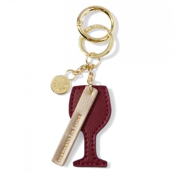 Burgundy Chain Keyring 'Partners In Wine' KLB3048Katie LoxtonKLB3048