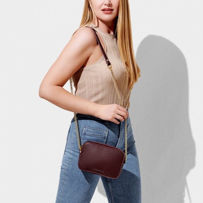 Burgundy Millie Mini Crossbody Bag KLB2311Katie LoxtonKLB2311