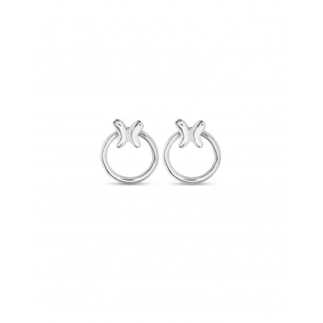 Butterfly Detachable Hoop Earrings PEN0926MTL000UNOde50PEN0926MTL000