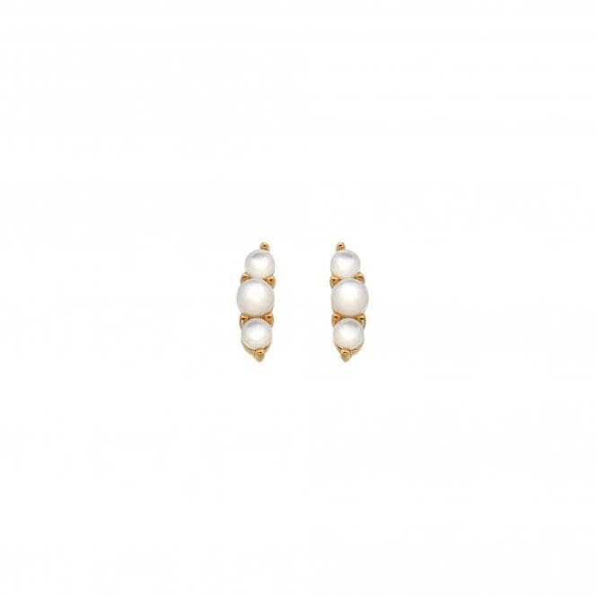 Calm Mother of Pearl Stud Earrings DE761Hot Diamonds x Jac JossaDE761