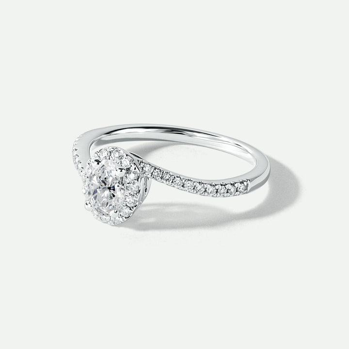 Camille | 9ct White Gold 0.50ct tw Lab Grown Diamond Engagement RingCreated BrillianceBA0073979 - M