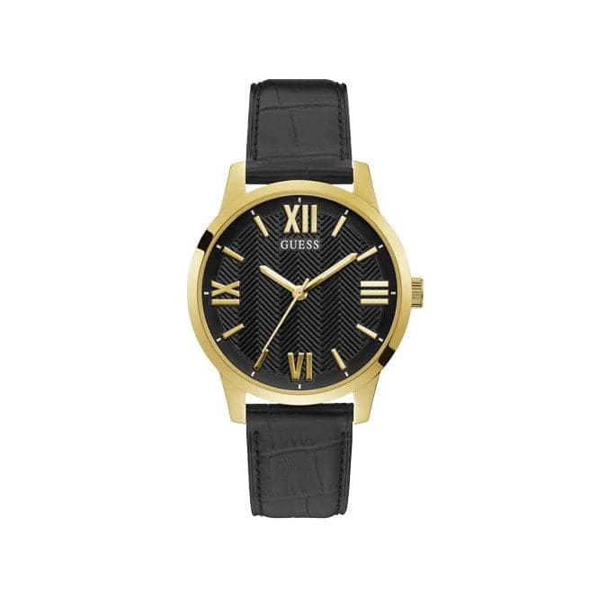 Campbell Mens Dress Gold Stainless Steel Watch GW0250G2Guess WatchesGW0250G2