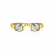 Capri Howlite Ring Gold Ring 4498Joma Jewellery4498