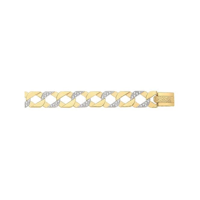 Cast Chain Zirconia BR523CZ/08Acotis Gold JewelleryBR523CZ/08