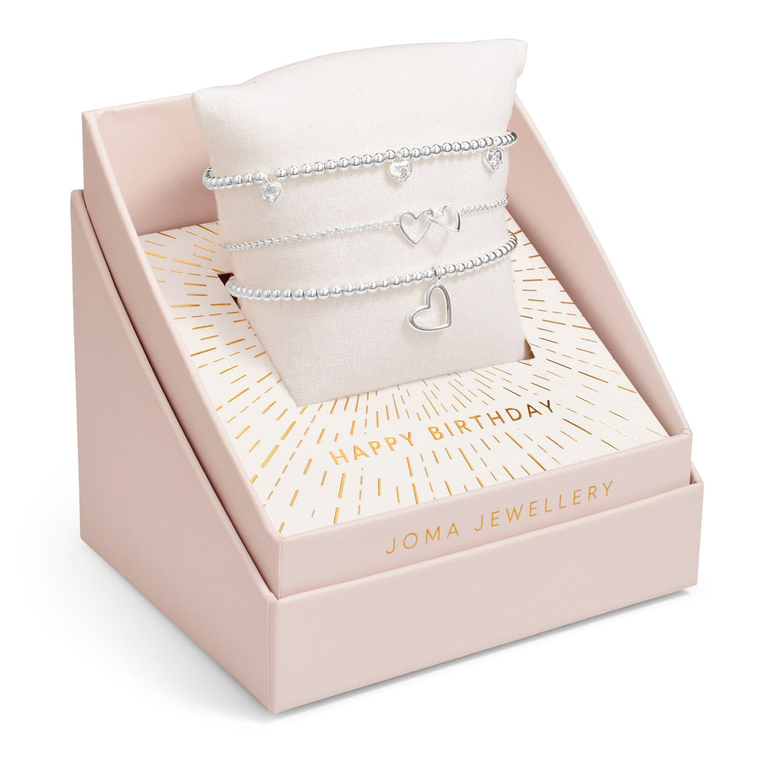 Celebrate You Gift Box Happy Birthday Silver Plated 7668Joma Jewellery7668