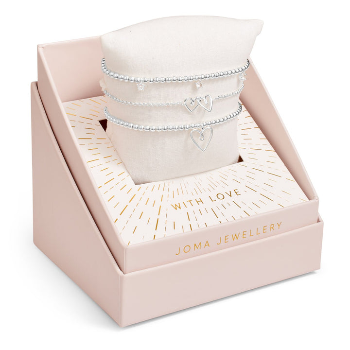 Celebrate You Gift Box With Love Silver Plated 7667Joma Jewellery7667