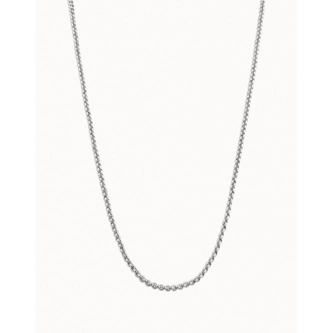 Chain 2 Silver Metal NecklaceUNOde50COL1364MTL0000U