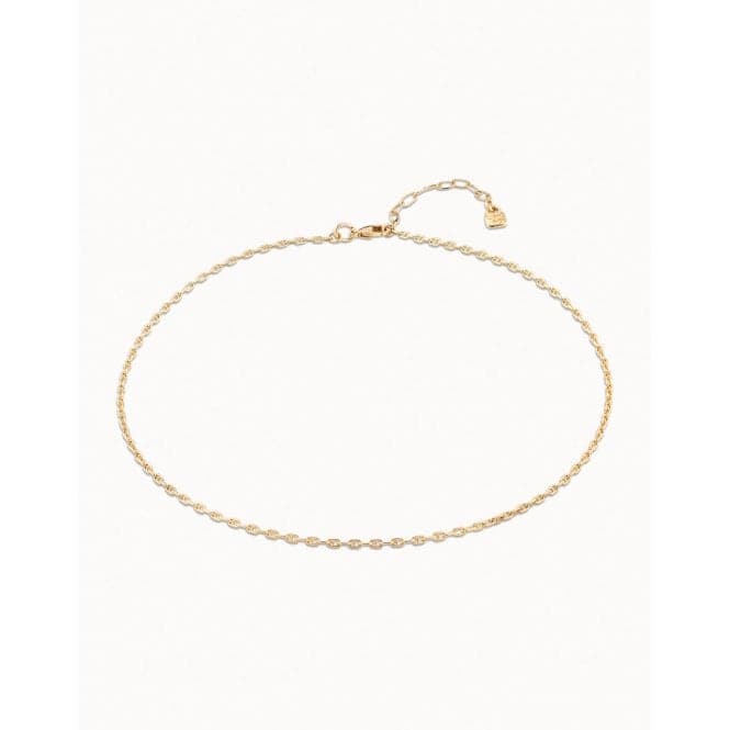 Chain 5 Golden Metal NecklaceUNOde50COL1384ORO0000U