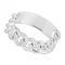 Chain And Id Engravable Silver Ring R3819BeginningsR3819 54