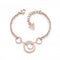 Chain Circles Rose Gold Bracelet UBB29029 - LGuess JewelleryUBB29029 - L