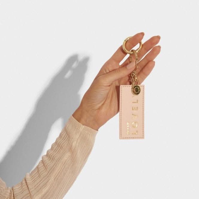 Chain Keyring Hello Lovely in Nude Pink KLB2710Katie LoxtonKLB2710