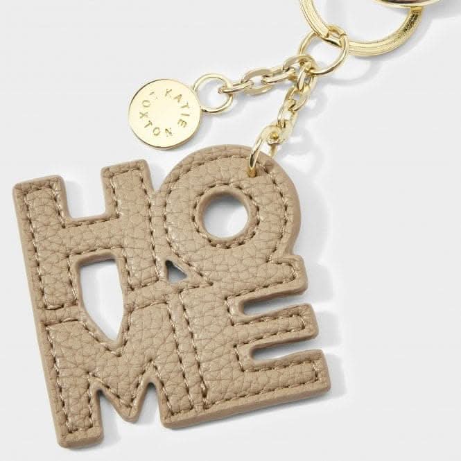 Chain Keyring Home in Taupe and Orange KLB2155Katie LoxtonKLB2155