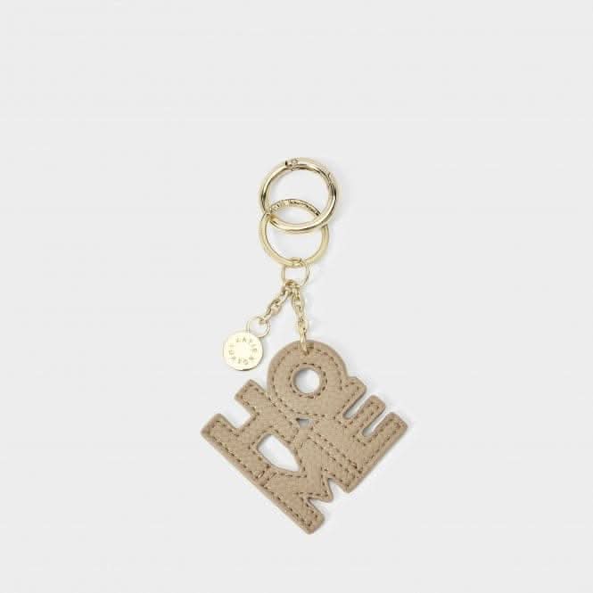 Chain Keyring Home in Taupe and Orange KLB2155Katie LoxtonKLB2155
