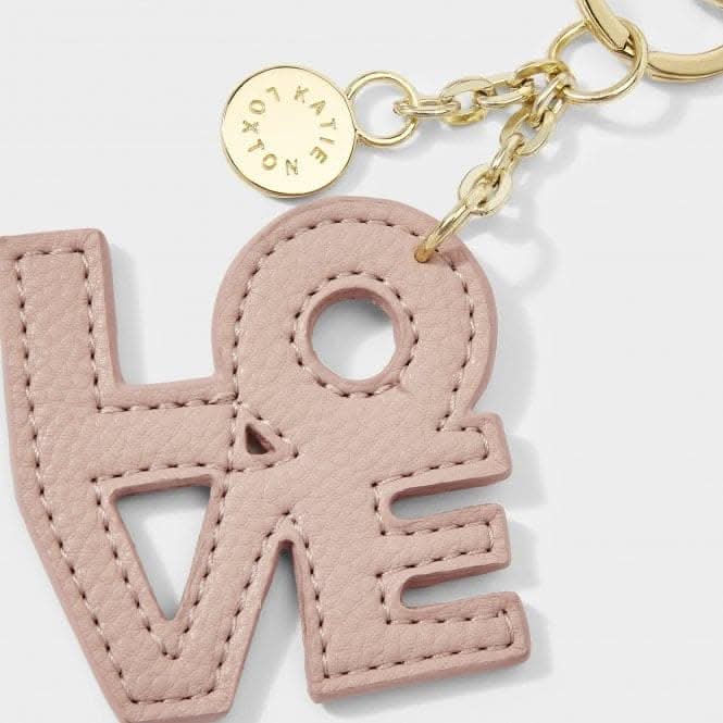 Chain Keyring Love in Pink and Magenta KLB2154