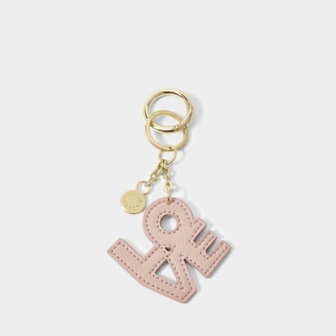 Chain Keyring Love in Pink and Magenta KLB2154