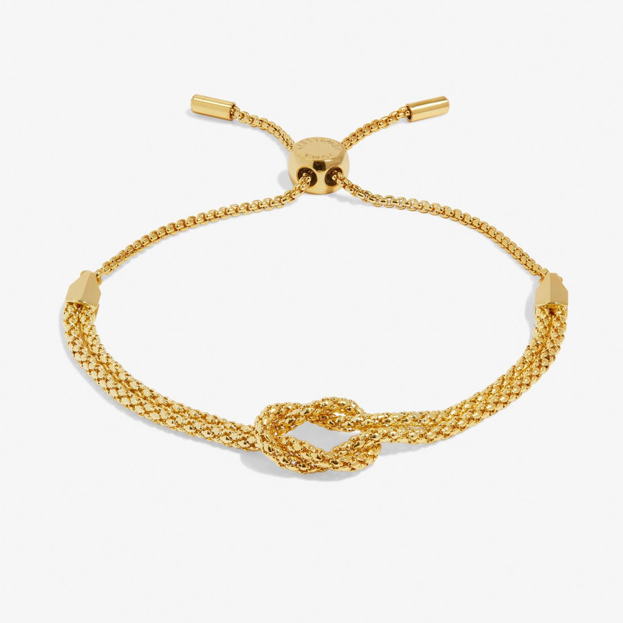 Chain Knot Bar Gold Plated Bracelet 7891Joma Jewellery7891