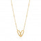 Chain Reaction Shiny Gold Beaded Chain Link Necklace N021 - 01GAnia HaieN021 - 01G