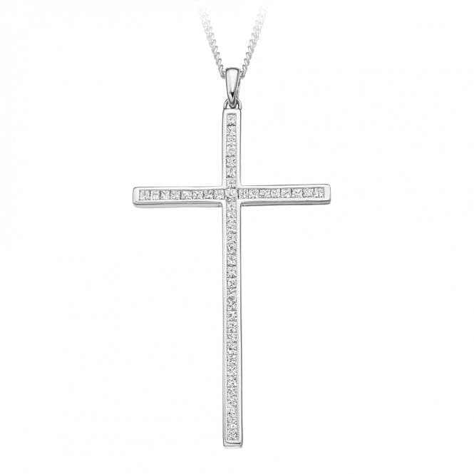 Channel Set Diamond Pendant Cross 0.70ctThe Harmony CollectionPE155 - 1RG