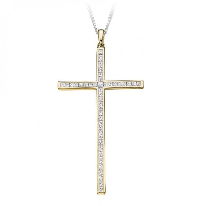 Channel Set Diamond Pendant Cross 0.70ctThe Harmony CollectionPE155 - 2RG