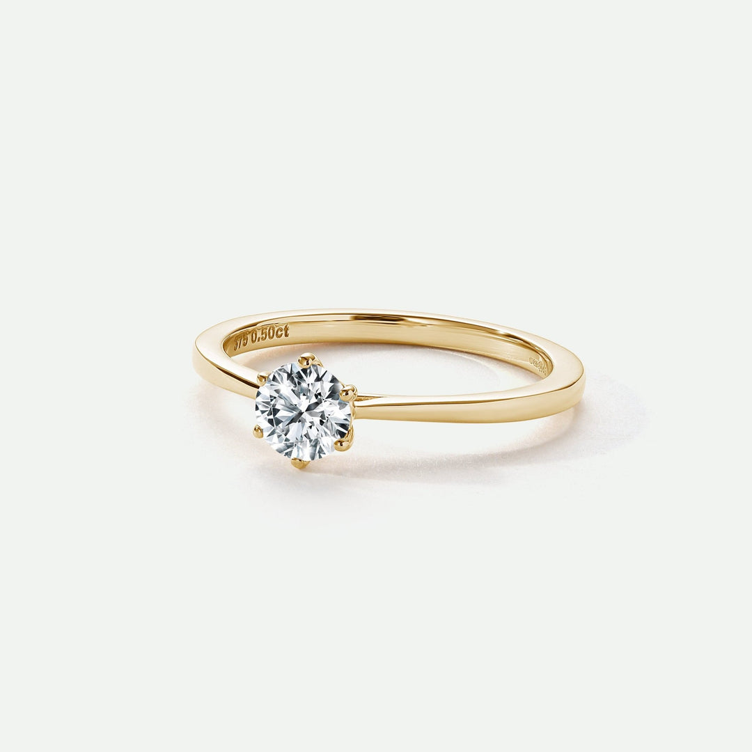 Charlotte | 9ct Yellow Gold 0.50ct Lab Grown Diamond RingCreated BrillianceBA0073147 - M