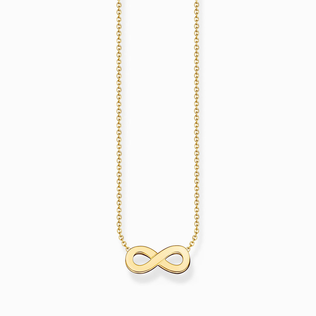 Charm Club Essentials Sterling Silver Gold Plated Infinity Necklace KE2221 - 413 - 39 - L45VThomas Sabo Charm ClubKE2221 - 413 - 39 - L45V