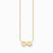 Charm Club Essentials Sterling Silver Gold Plated Infinity Necklace KE2221 - 413 - 39 - L45VThomas Sabo Charm ClubKE2221 - 413 - 39 - L45V