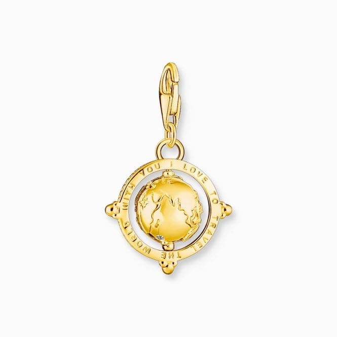 Charm Club Gold Plated Multicoloured Globe Charm 1923 - 488 - 7Thomas Sabo Charm Club1923 - 488 - 7