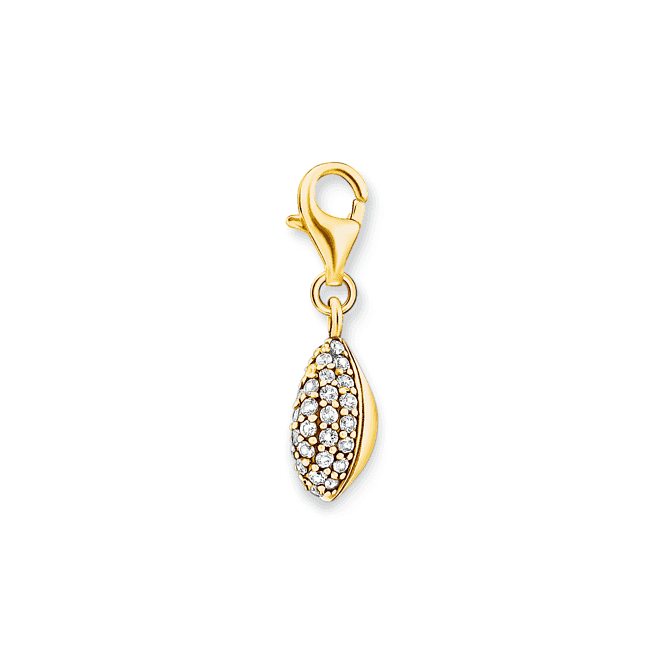 Charm Club Gold Plated Shell With Stones Charm 1895 - 414 - 14Thomas Sabo Charm Club1895 - 414 - 14