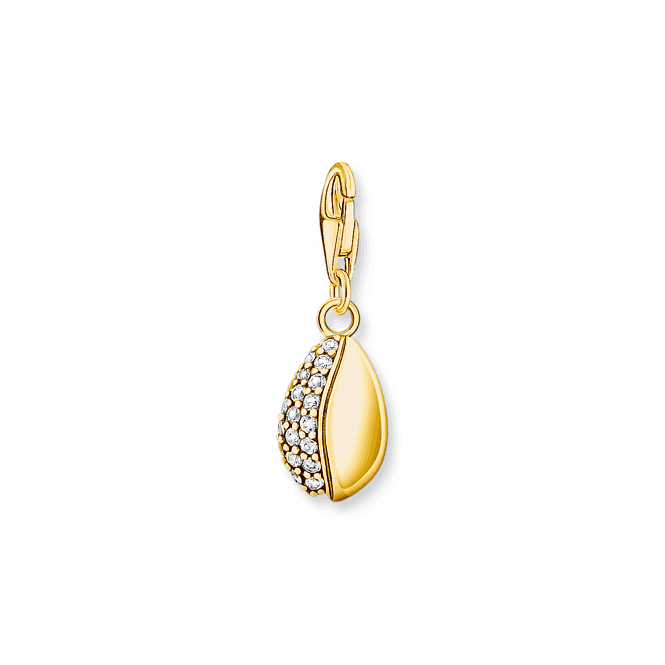 Charm Club Gold Plated Shell With Stones Charm 1895 - 414 - 14Thomas Sabo Charm Club1895 - 414 - 14