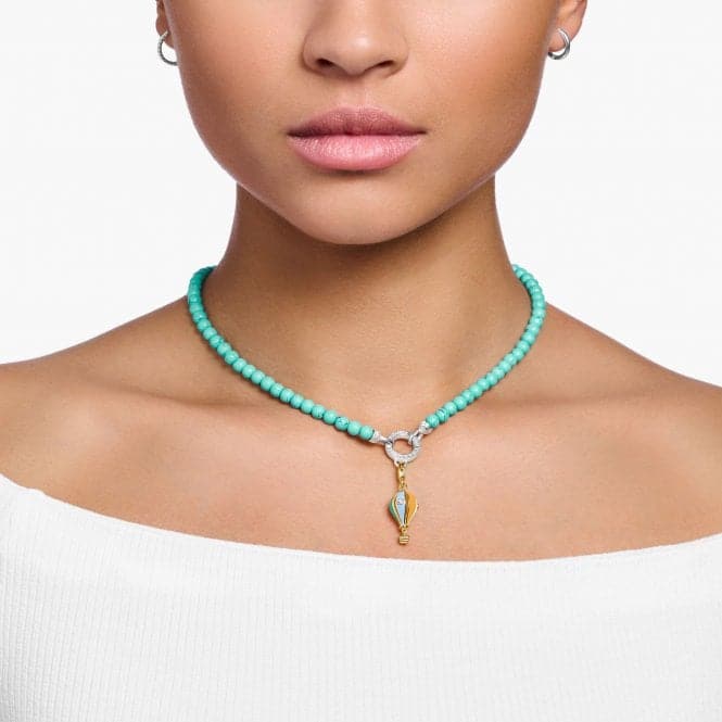 Charm Club Turquoise Pearls Necklace KE2187 - 405 - 17Thomas Sabo Charm ClubKE2187 - 405 - 17