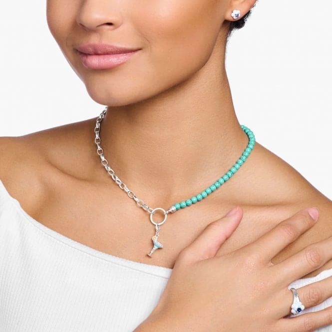 Charm Club Turquoise Pearls Necklace KE2188 - 404 - 17Thomas Sabo Charm ClubKE2188 - 404 - 17