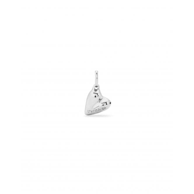 Charm Heart Silver Plated Heart Shape Charm CHA0244MTL000UNOde50CHA0244MTL000