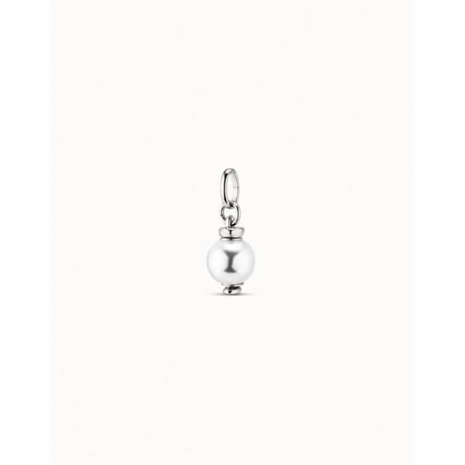 Charm Moon White Pearl Shell CharmUNOde50CHA0080BPLMTL0U