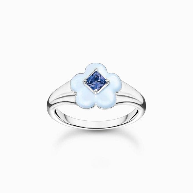 Charming Blue Flower Ring TR2433 - 496 - 1Thomas Sabo Charm Club CharmingTR2433 - 496 - 1 - 58