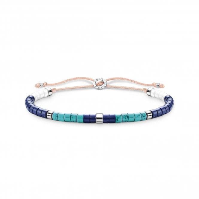 Charming Blue Stones Bracelet A2065 - 775 - 7 - L20VThomas Sabo Charm Club CharmingA2065 - 775 - 7