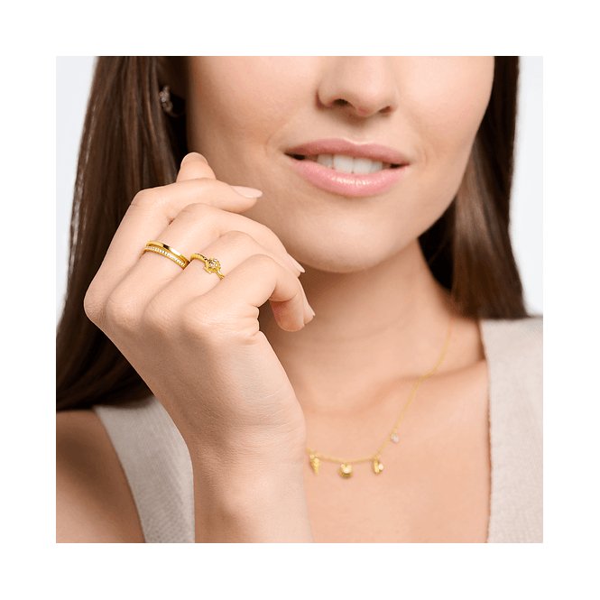 Charming Gold Plated Rope With Shell Ring TR2400 - 414 - 14Thomas Sabo Charm Club CharmingTR2400 - 414 - 14 - 48