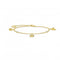 Charming Gold Plated Shells And White Stones Bracelet A2060 - 414 - 14 - L19VThomas Sabo Charm Club CharmingA2060 - 414 - 14