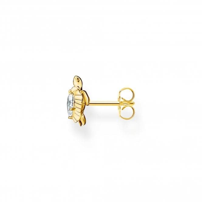 Charming Gold Plated Turtle Single Earring H2235 - 414 - 14Thomas Sabo Charm Club CharmingH2235 - 414 - 14