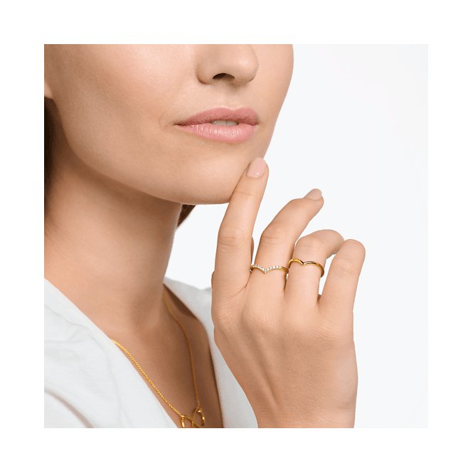 Charming Gold Plated V - Shaped Ring TR2393 - 413 - 39Thomas Sabo Charm Club CharmingTR2393 - 413 - 39 - 48