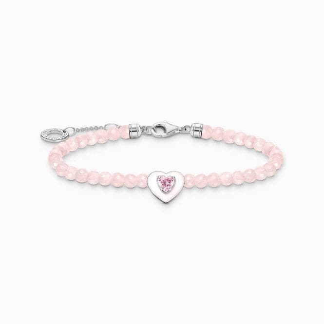 Charming Heart With Pink Pearls Bracelet A2092 - 035 - 9Thomas Sabo Charm Club CharmingA2092 - 035 - 9