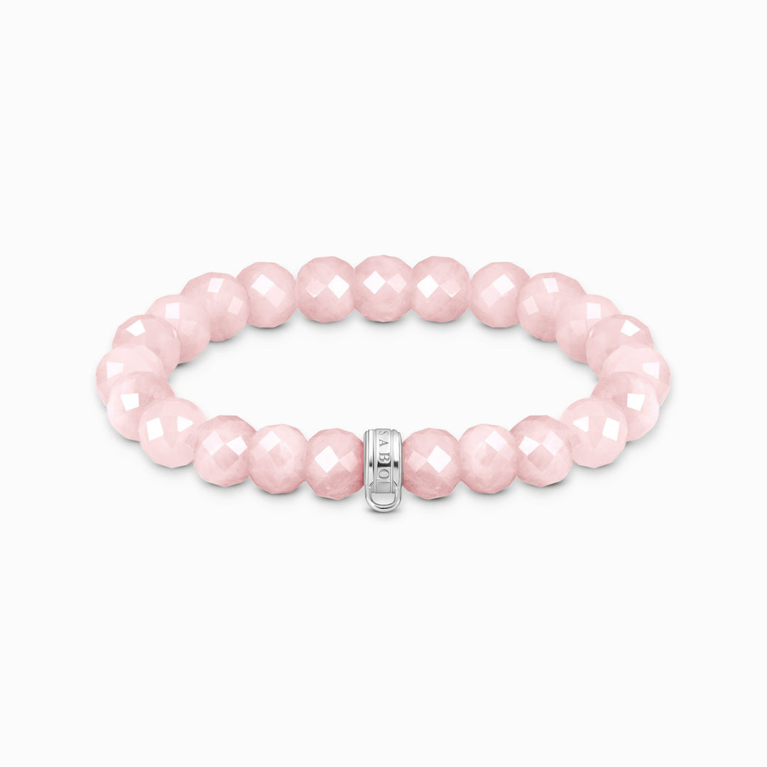 Charming Oval Rose Quartz Charm Bracelet X0292 - 034 - 9Thomas Sabo Charm Club CharmingX0292 - 034 - 9 - L15