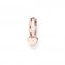 Charming Rose Gold Plated Heart Single Hoop Earring CR696 - 415 - 40Thomas Sabo Charm Club CharmingCR696 - 415 - 40